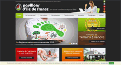 Desktop Screenshot of pavillons-idf.fr