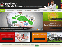 Tablet Screenshot of pavillons-idf.fr